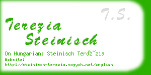 terezia steinisch business card